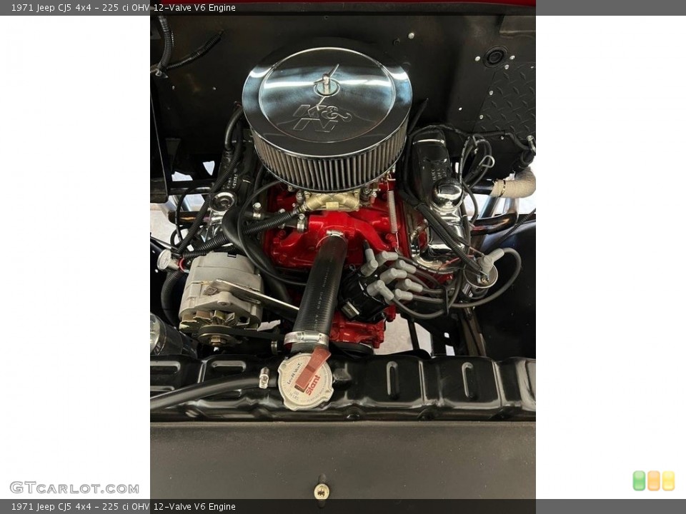225 ci OHV 12-Valve V6 Engine for the 1971 Jeep CJ5 #144942663