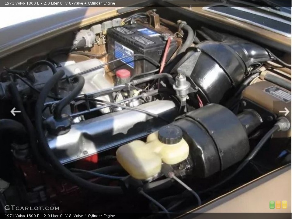 2.0 Liter OHV 8-Valve 4 Cylinder Engine for the 1971 Volvo 1800 #144943698
