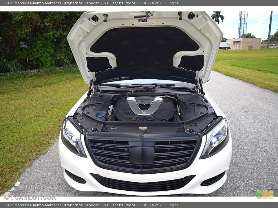 6.0 Liter biturbo SOHC 36-Valve V12 2016 Mercedes-Benz S Engine
