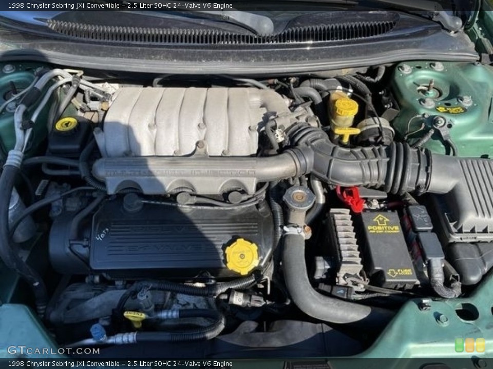 2.5 Liter SOHC 24-Valve V6 Engine for the 1998 Chrysler Sebring #144993830