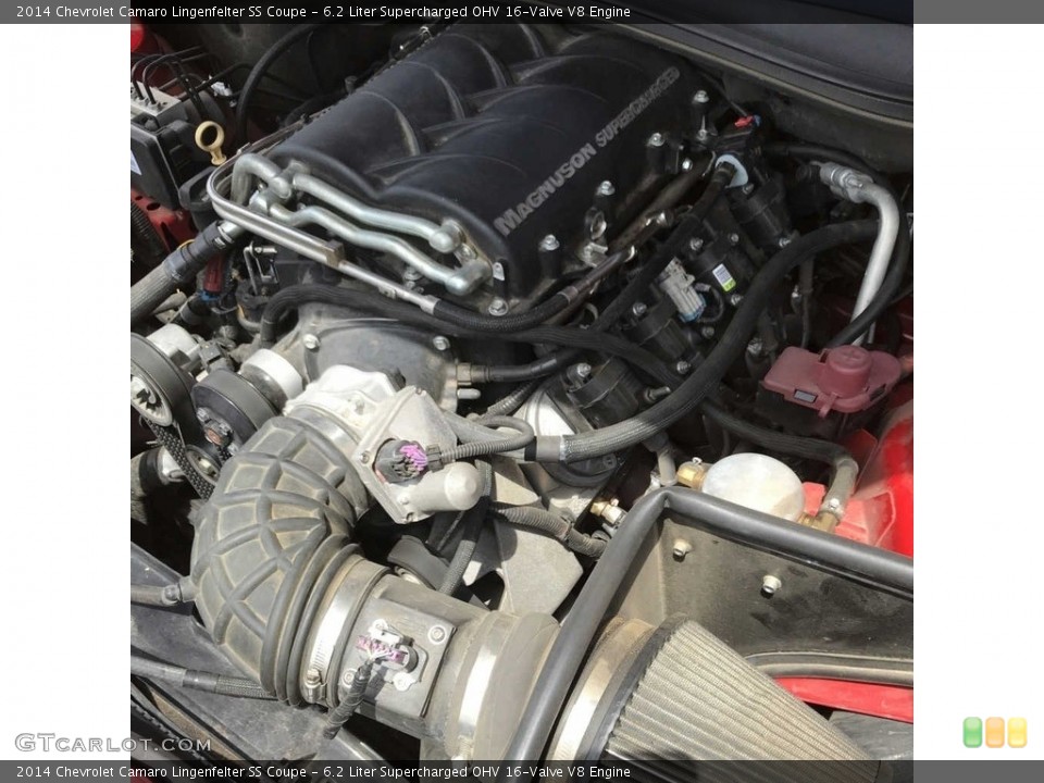 6.2 Liter Supercharged OHV 16-Valve V8 2014 Chevrolet Camaro Engine