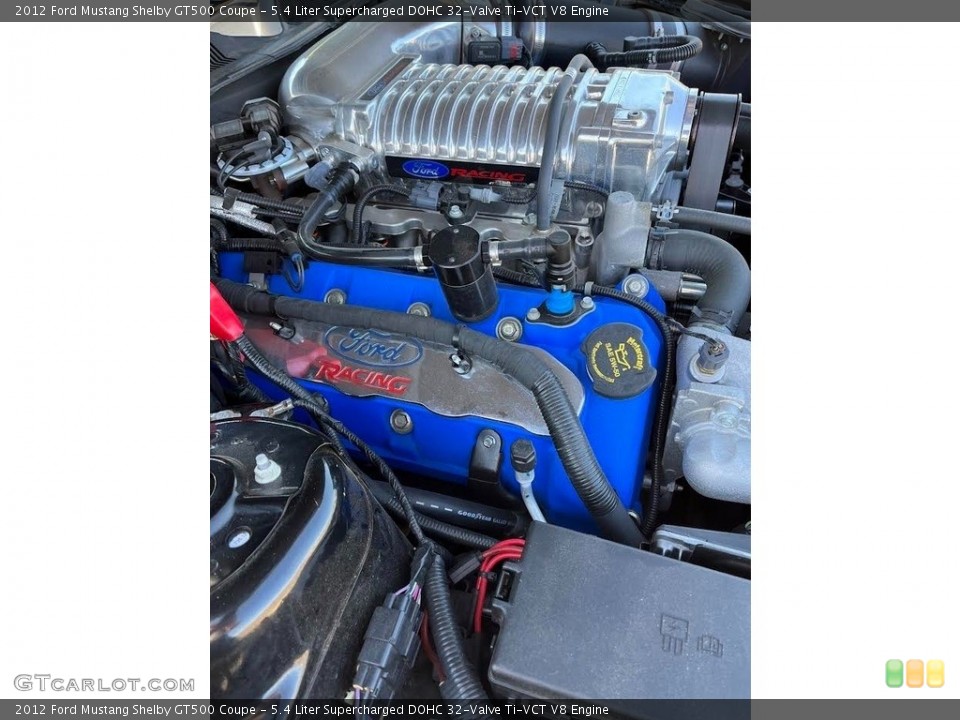 5.4 Liter Supercharged DOHC 32-Valve Ti-VCT V8 Engine for the 2012 Ford Mustang #145004716