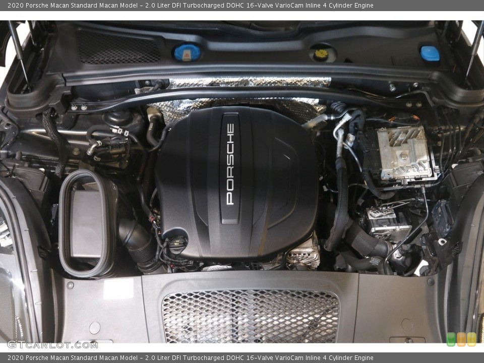 2.0 Liter DFI Turbocharged DOHC 16-Valve VarioCam Inline 4 Cylinder 2020 Porsche Macan Engine