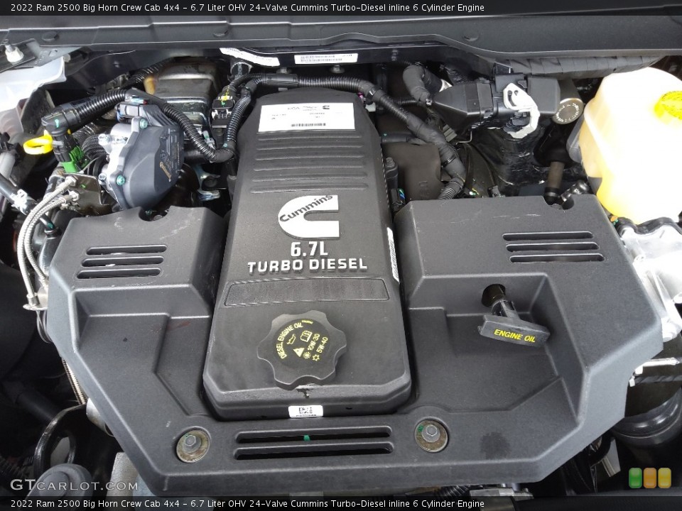 6.7 Liter OHV 24-Valve Cummins Turbo-Diesel inline 6 Cylinder Engine for the 2022 Ram 2500 #145020490