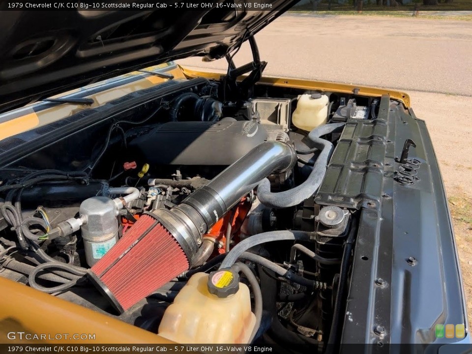 5.7 Liter OHV 16-Valve V8 1979 Chevrolet C/K Engine