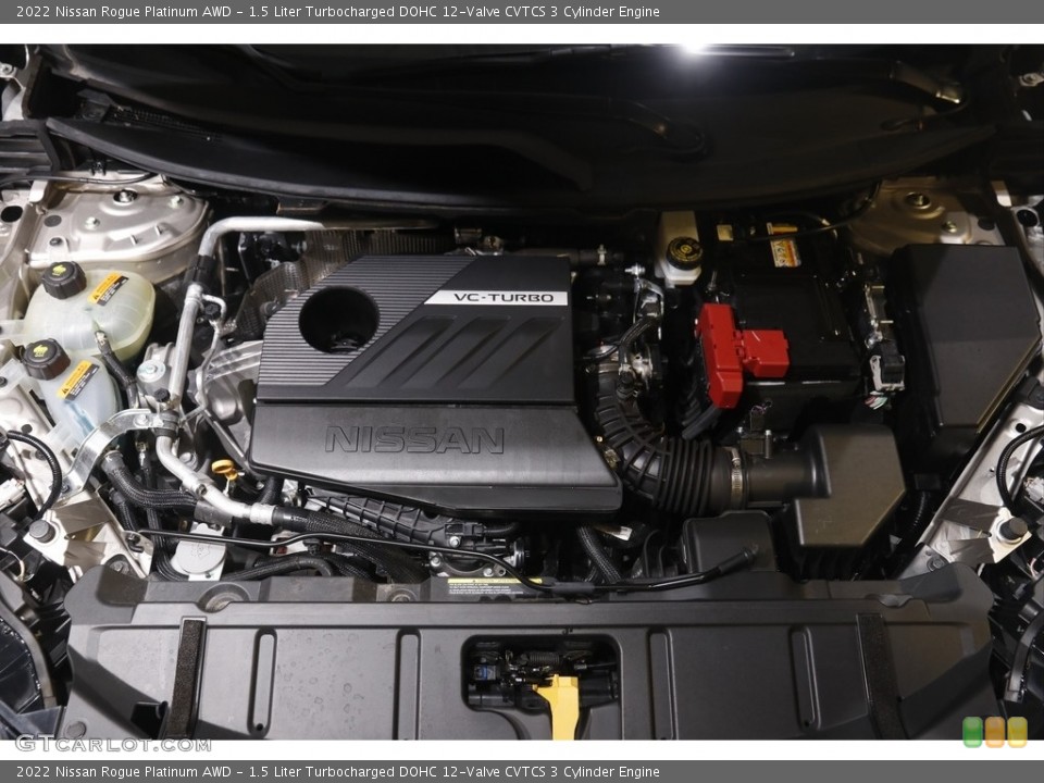 1.5 Liter Turbocharged DOHC 12-Valve CVTCS 3 Cylinder Engine for the 2022 Nissan Rogue #145021291