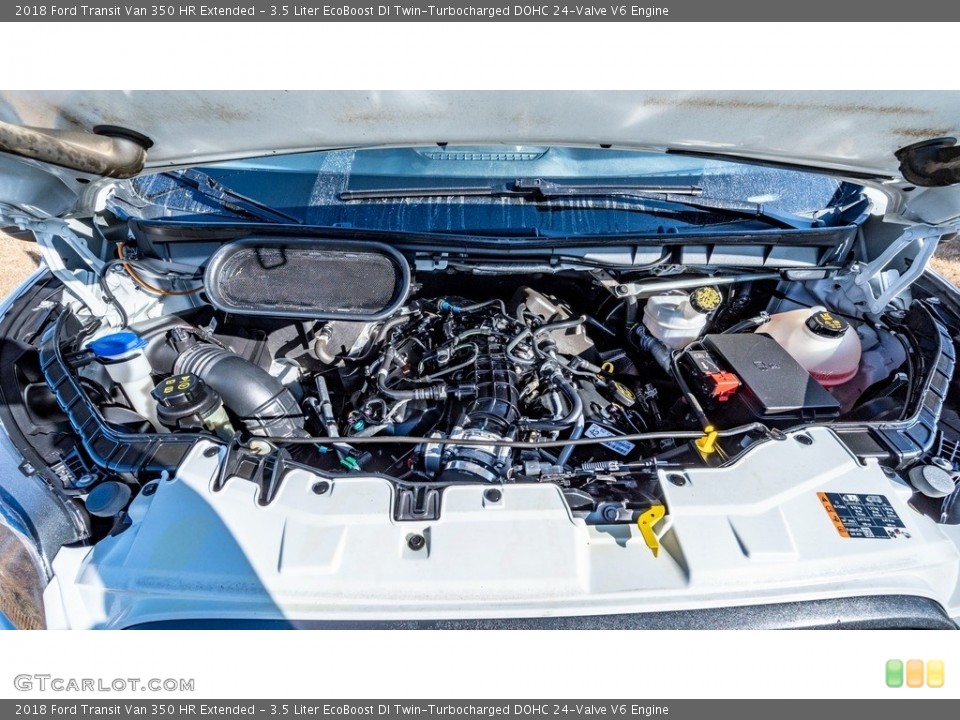 3.5 Liter EcoBoost DI Twin-Turbocharged DOHC 24-Valve V6 Engine for the 2018 Ford Transit #145027040