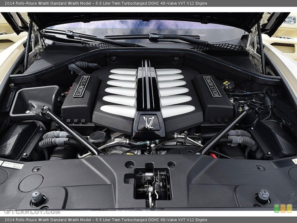 6.6 Liter Twin Turbocharged DOHC 48-Valve VVT V12 Engine for the 2014 Rolls-Royce Wraith #145050724