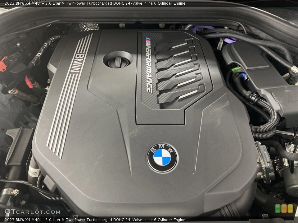 3.0 Liter M TwinPower Turbocharged DOHC 24-Valve Inline 6 Cylinder 2023 BMW X4 Engine