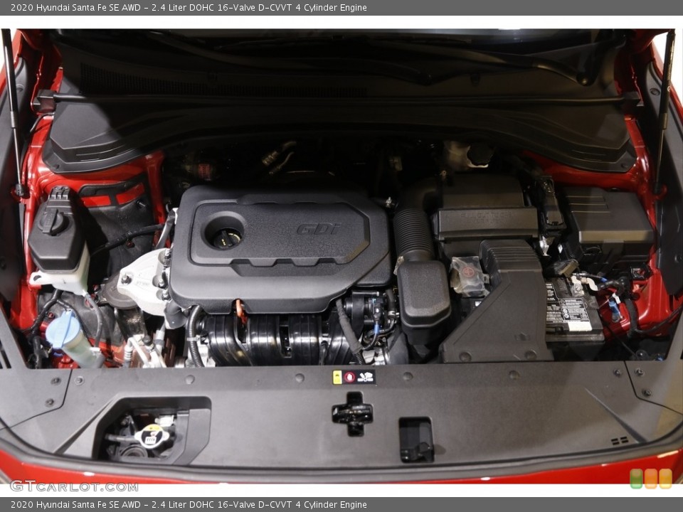 2.4 Liter DOHC 16-Valve D-CVVT 4 Cylinder Engine for the 2020 Hyundai Santa Fe #145109698