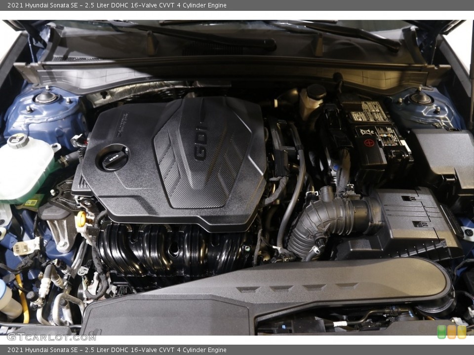 2.5 Liter DOHC 16-Valve CVVT 4 Cylinder 2021 Hyundai Sonata Engine