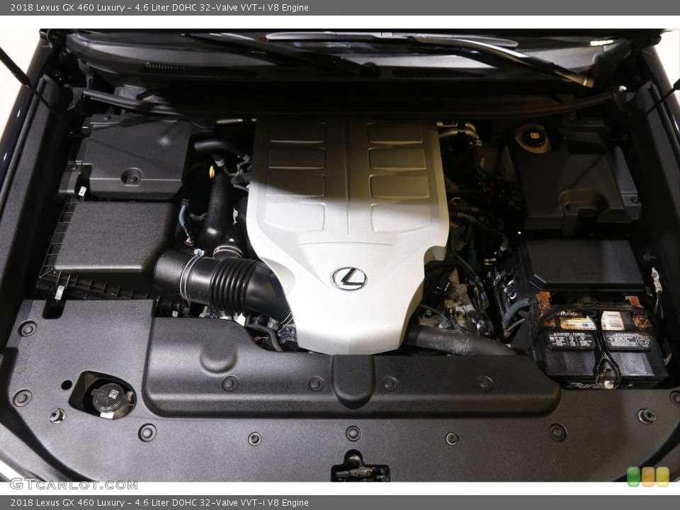 4.6 Liter DOHC 32-Valve VVT-i V8 2018 Lexus GX Engine