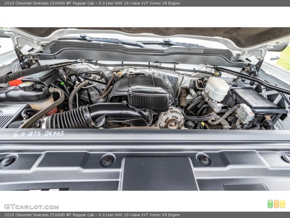 6.0 Liter OHV 16-Valve VVT Vortec V8 Engine for the 2016 Chevrolet Silverado 2500HD #145133142