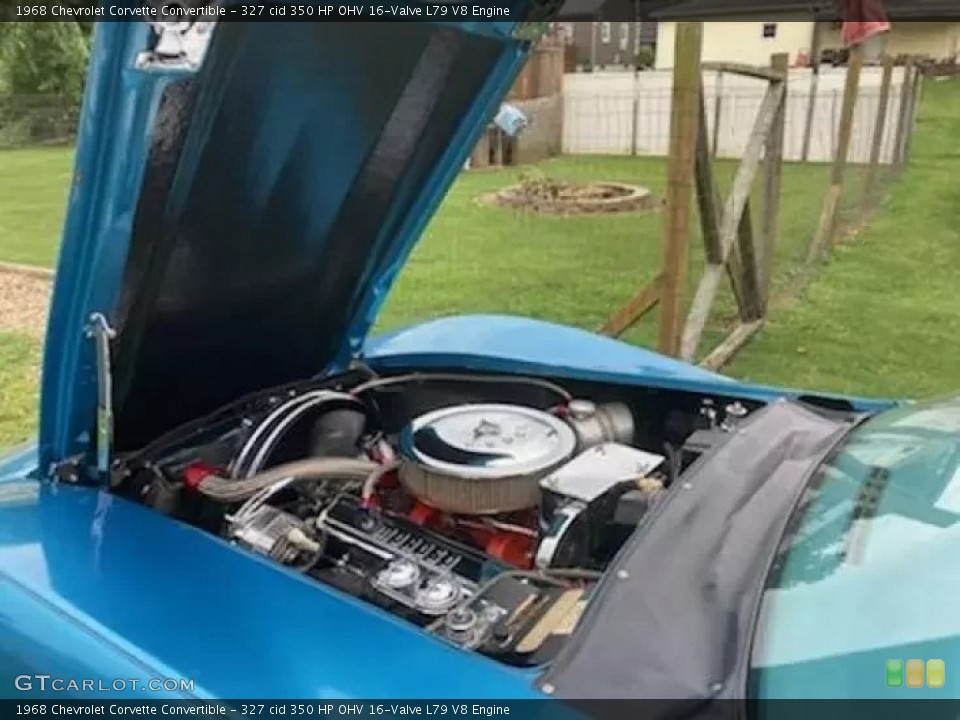 327 cid 350 HP OHV 16-Valve L79 V8 Engine for the 1968 Chevrolet Corvette #145141451