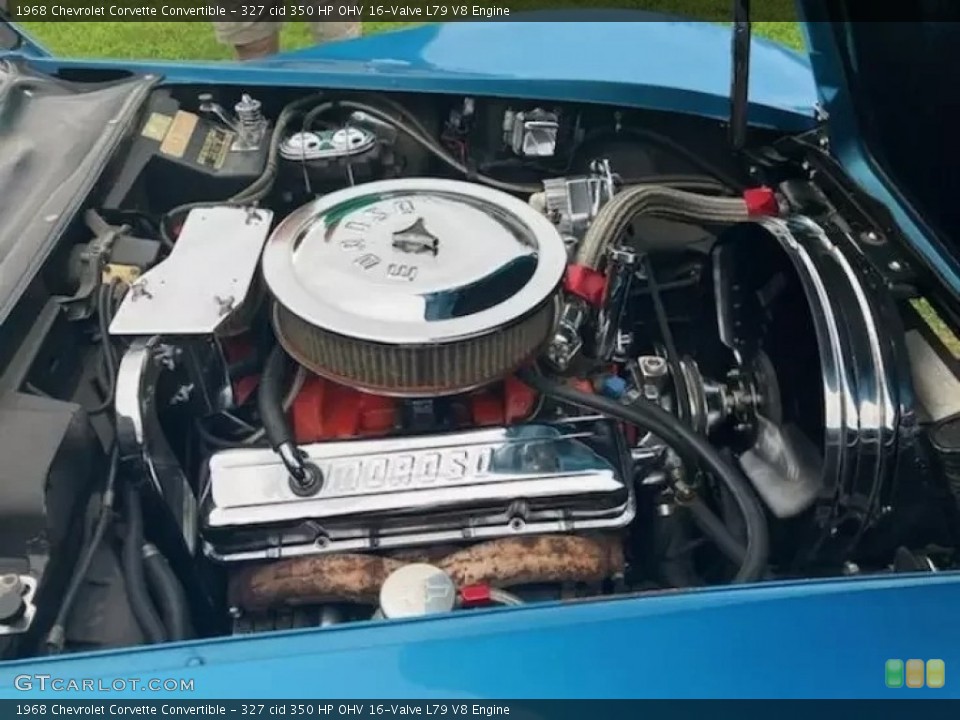 327 cid 350 HP OHV 16-Valve L79 V8 Engine for the 1968 Chevrolet Corvette #145141698