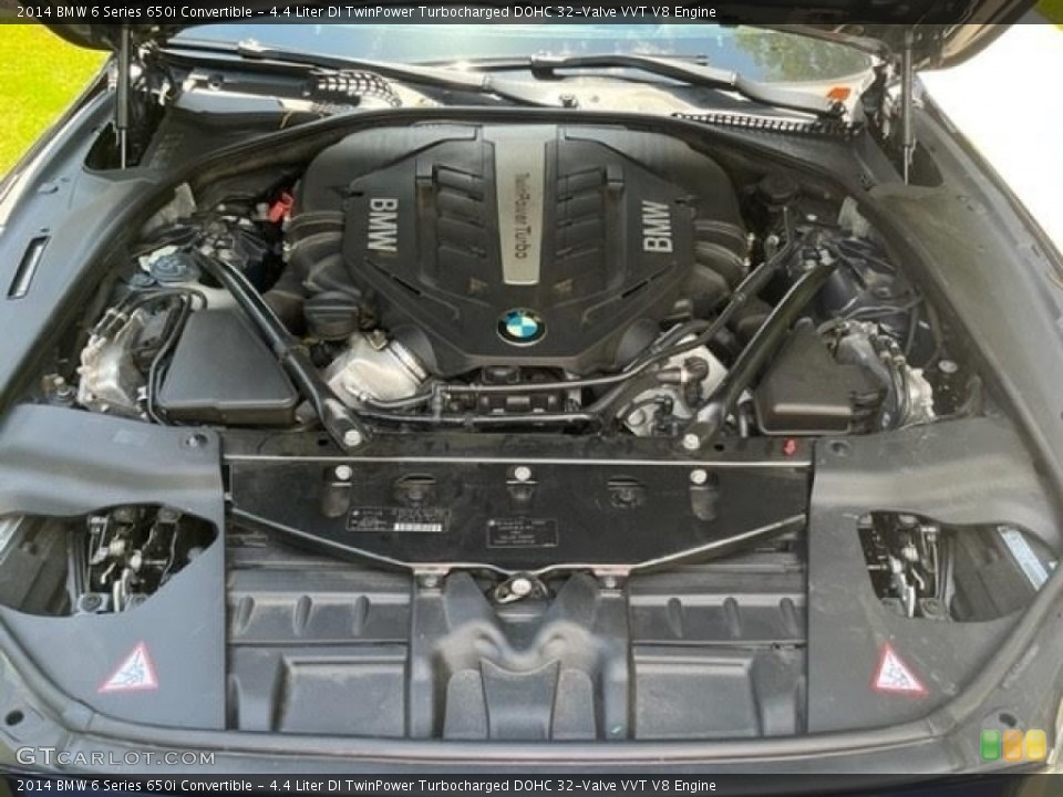 4.4 Liter DI TwinPower Turbocharged DOHC 32-Valve VVT V8 2014 BMW 6 Series Engine