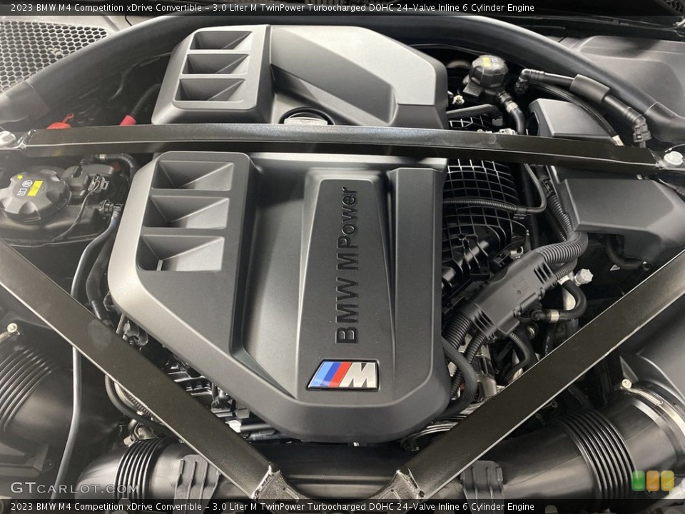 3.0 Liter M TwinPower Turbocharged DOHC 24-Valve Inline 6 Cylinder 2023 BMW M4 Engine