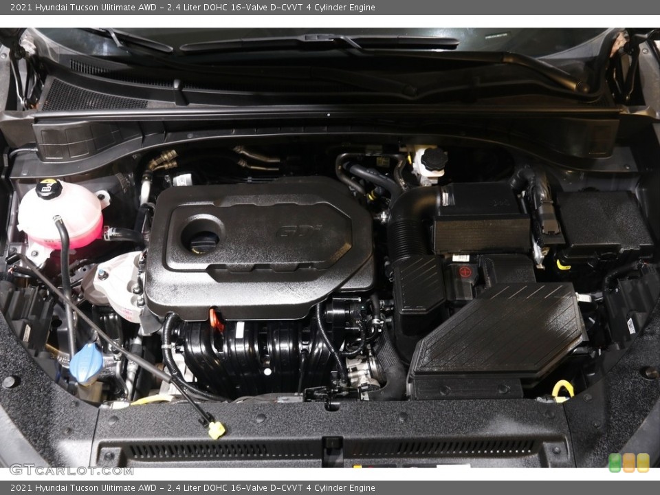 2.4 Liter DOHC 16-Valve D-CVVT 4 Cylinder 2021 Hyundai Tucson Engine