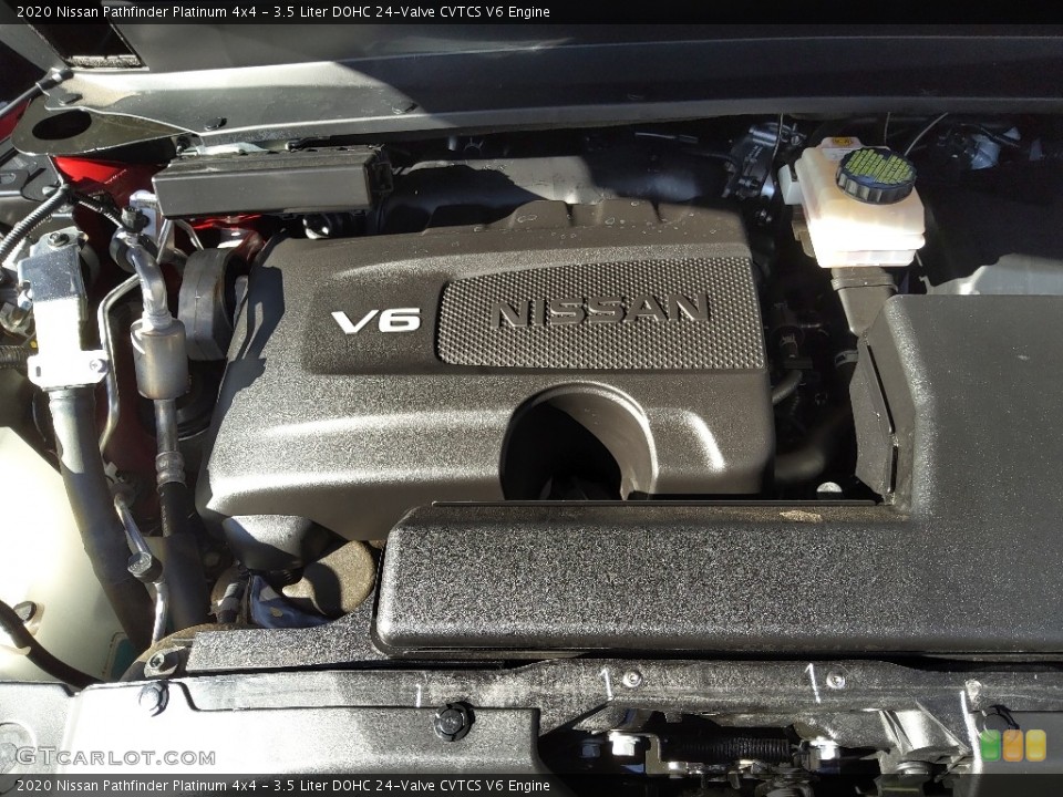 3.5 Liter DOHC 24-Valve CVTCS V6 2020 Nissan Pathfinder Engine