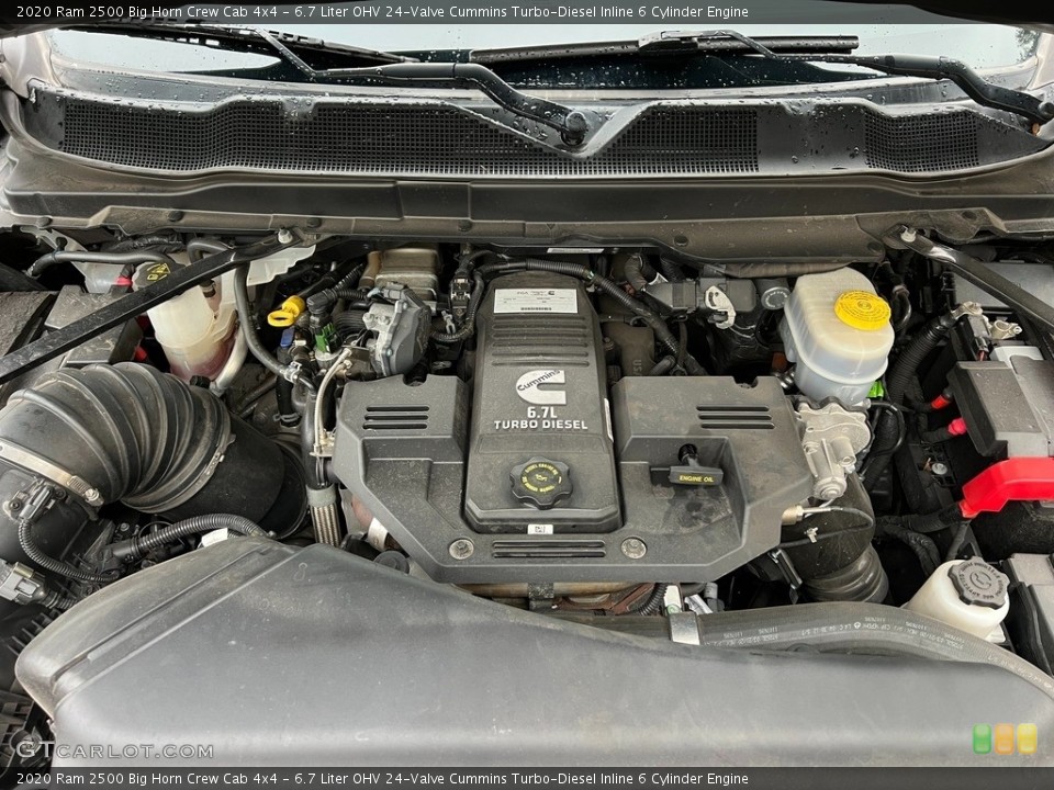 6.7 Liter OHV 24-Valve Cummins Turbo-Diesel Inline 6 Cylinder Engine for the 2020 Ram 2500 #145234496
