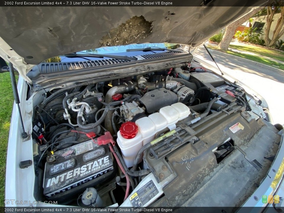 7.3 Liter OHV 16-Valve Power Stroke Turbo-Diesel V8 Engine for the 2002 Ford Excursion #145268815