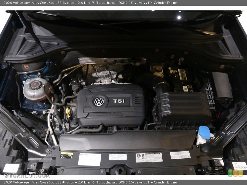 2.0 Liter FSI Turbocharged DOHC 16-Valve VVT 4 Cylinder 2020 Volkswagen Atlas Cross Sport Engine