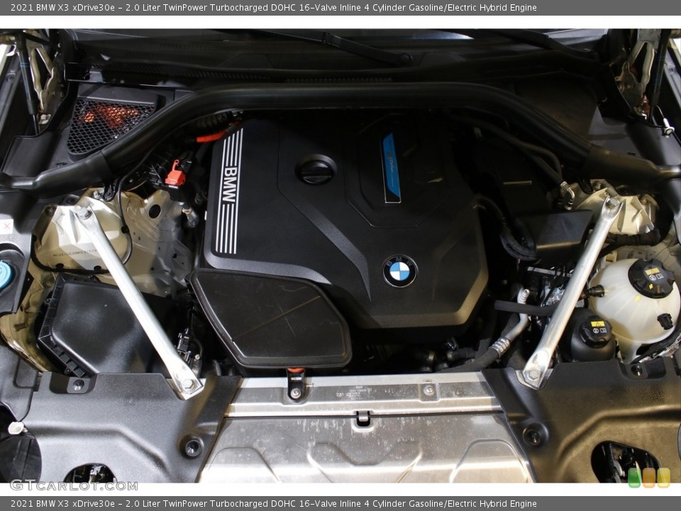 2.0 Liter TwinPower Turbocharged DOHC 16-Valve Inline 4 Cylinder Gasoline/Electric Hybrid 2021 BMW X3 Engine