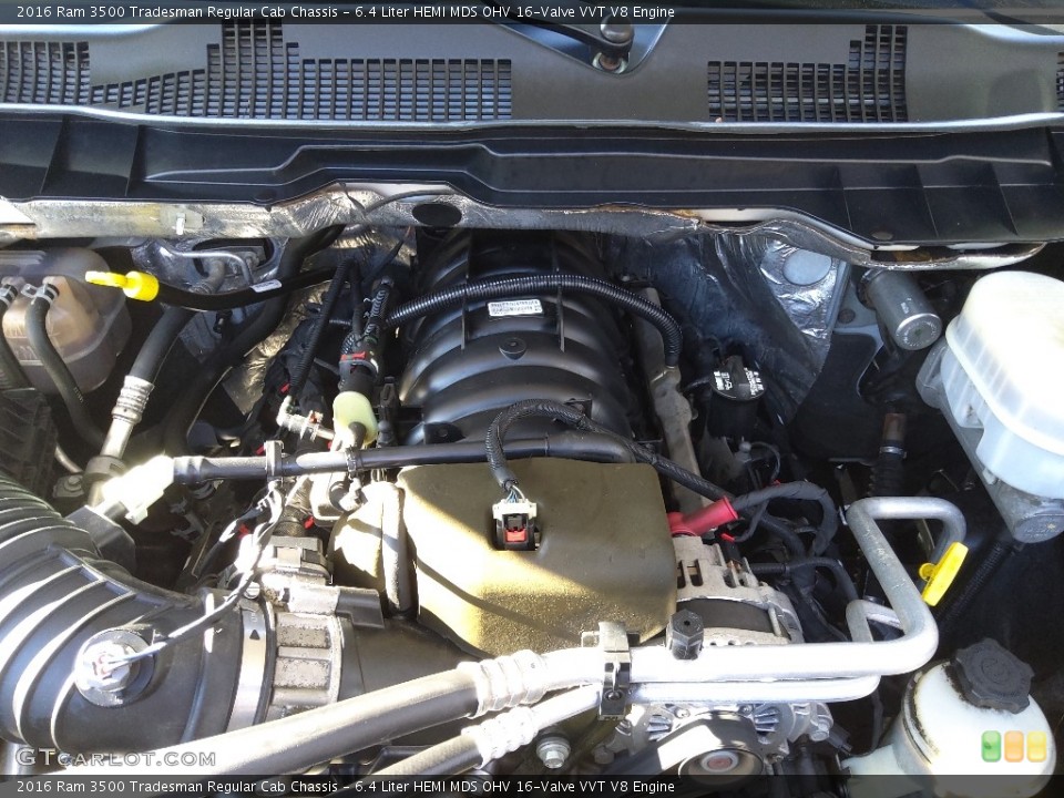 6.4 Liter HEMI MDS OHV 16-Valve VVT V8 Engine for the 2016 Ram 3500 #145298664