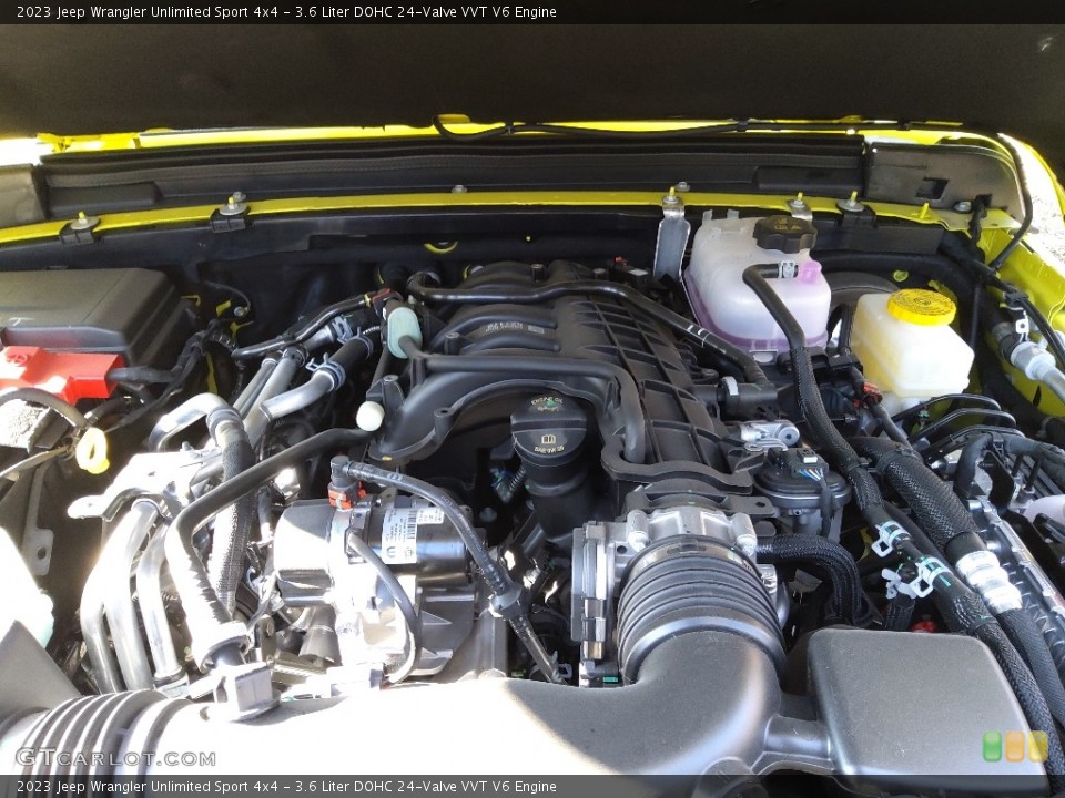3.6 Liter DOHC 24-Valve VVT V6 Engine for the 2023 Jeep Wrangler Unlimited #145303869