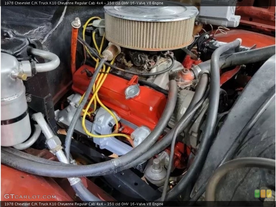 350 cid OHV 16-Valve V8 Engine for the 1978 Chevrolet C/K Truck #145305921