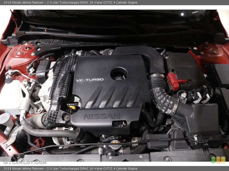2.0 Liter Turbocharged DOHC 16-Valve CVTCS 4 Cylinder 2019 Nissan Altima Engine