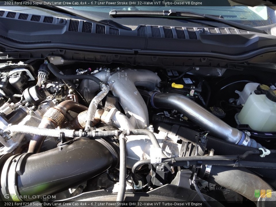 6.7 Liter Power Stroke OHV 32-Valve VVT Turbo-Diesel V8 2021 Ford F250 Super Duty Engine