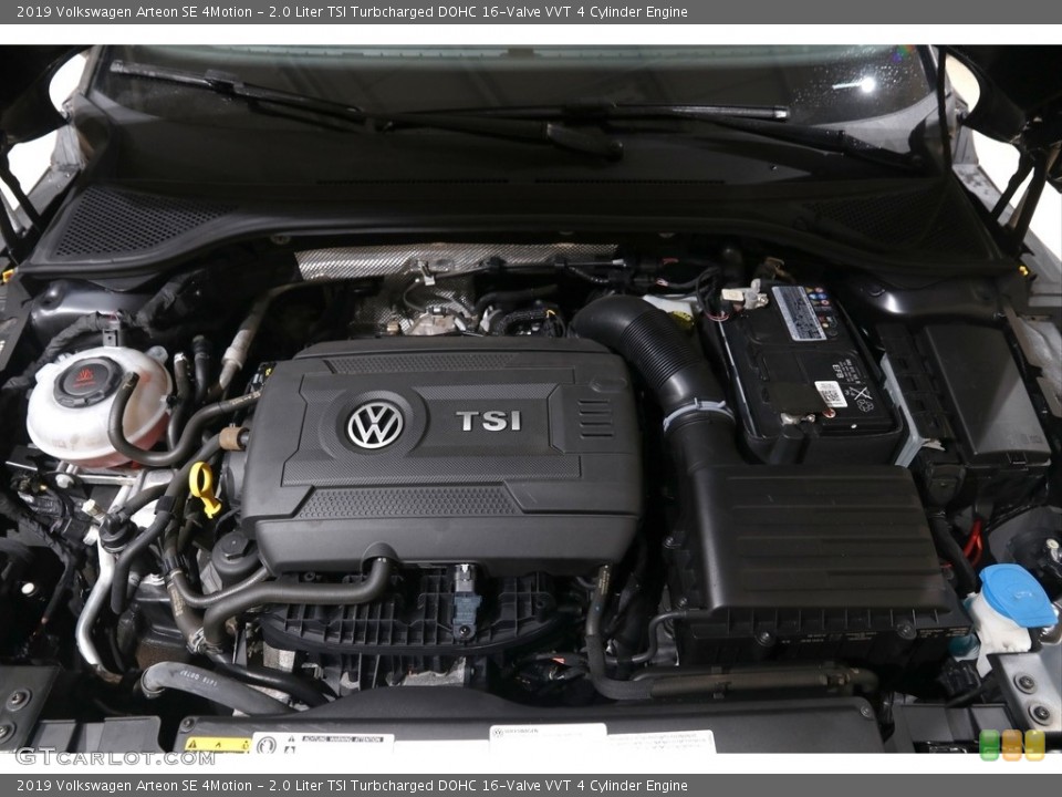 2.0 Liter TSI Turbcharged DOHC 16-Valve VVT 4 Cylinder 2019 Volkswagen Arteon Engine