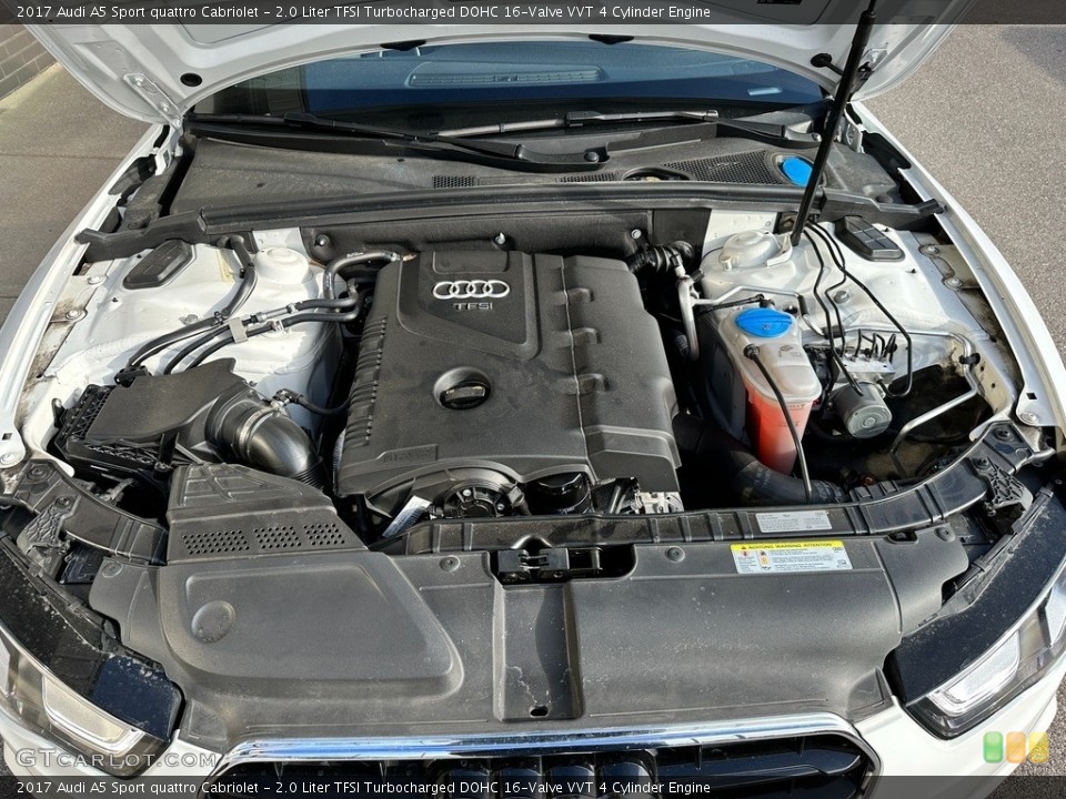 2.0 Liter TFSI Turbocharged DOHC 16-Valve VVT 4 Cylinder 2017 Audi A5 Engine