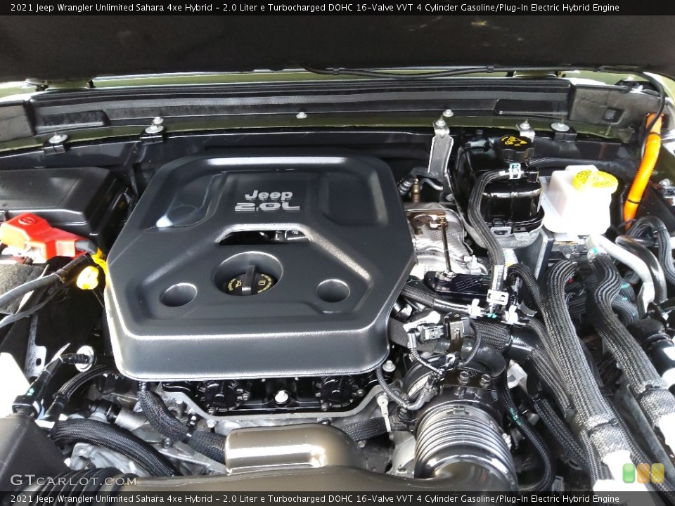 2.0 Liter e Turbocharged DOHC 16-Valve VVT 4 Cylinder Gasoline/Plug-In Electric Hybrid Engine for the 2021 Jeep Wrangler Unlimited #145339855