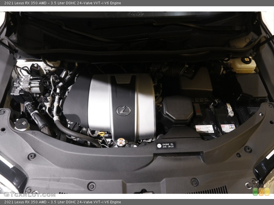 3.5 Liter DOHC 24-Valve VVT-i V6 2021 Lexus RX Engine