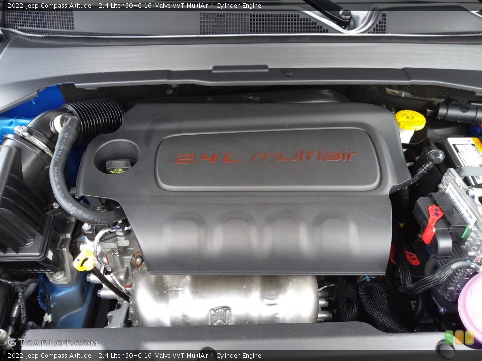 2.4 Liter SOHC 16-Valve VVT MultiAir 4 Cylinder 2022 Jeep Compass Engine
