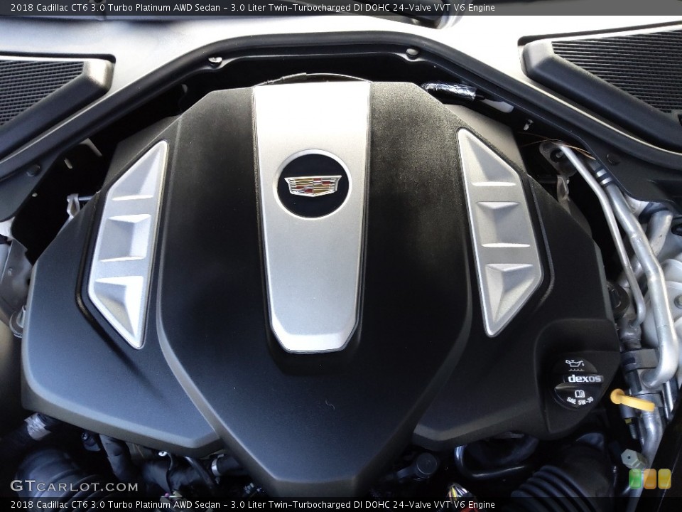 3.0 Liter Twin-Turbocharged DI DOHC 24-Valve VVT V6 2018 Cadillac CT6 Engine