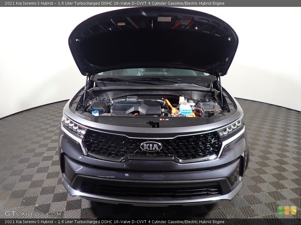 1.6 Liter Turbocharged DOHC 16-Valve D-CVVT 4 Cylinder Gasoline/Electric Hybrid 2021 Kia Sorento Engine