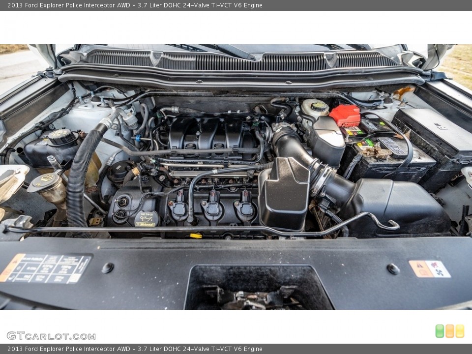 3.7 Liter DOHC 24-Valve Ti-VCT V6 Engine for the 2013 Ford Explorer #145399894