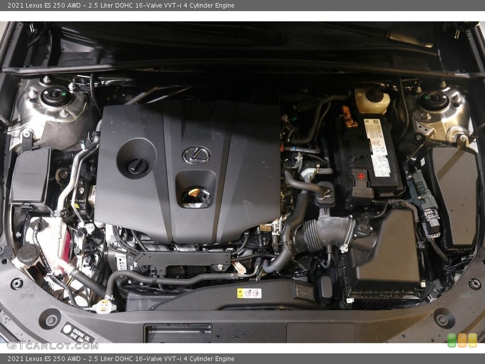 2.5 Liter DOHC 16-Valve VVT-i 4 Cylinder 2021 Lexus ES Engine