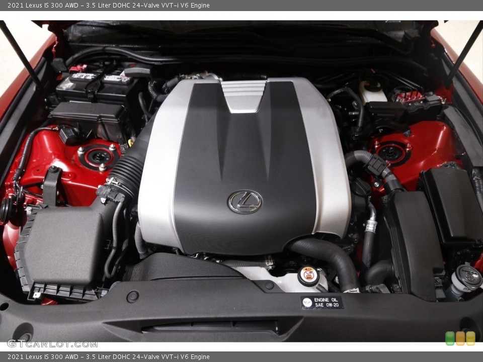 3.5 Liter DOHC 24-Valve VVT-i V6 2021 Lexus IS Engine