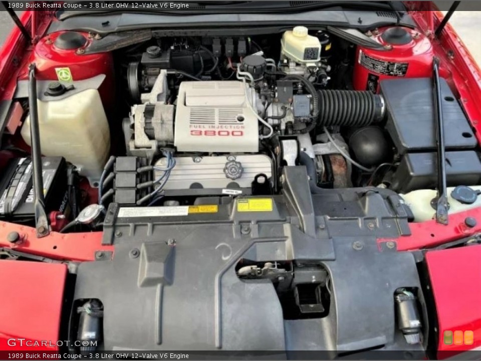 3.8 Liter OHV 12-Valve V6 Engine for the 1989 Buick Reatta #145431474
