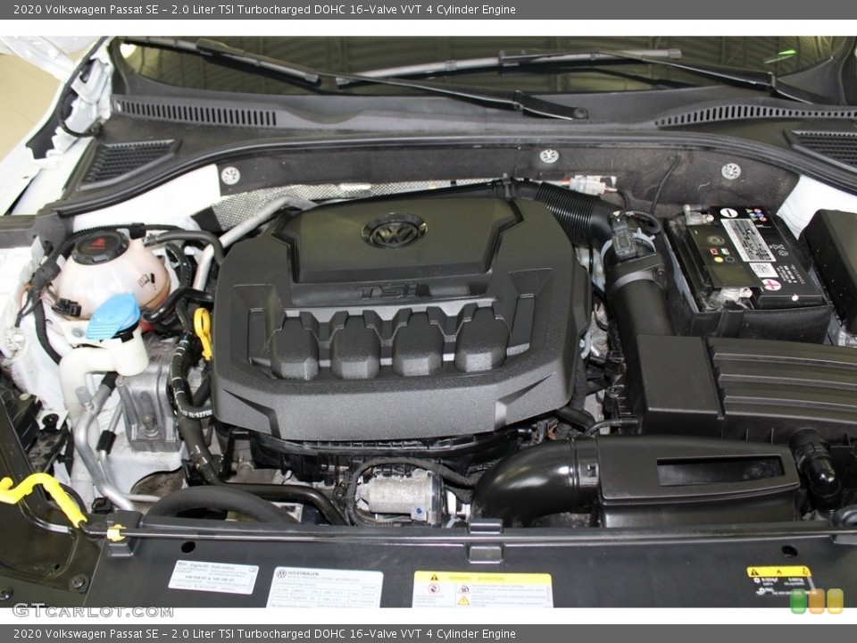 2.0 Liter TSI Turbocharged DOHC 16-Valve VVT 4 Cylinder 2020 Volkswagen Passat Engine