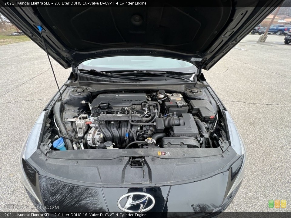 2.0 Liter DOHC 16-Valve D-CVVT 4 Cylinder Engine for the 2021 Hyundai Elantra #145453027