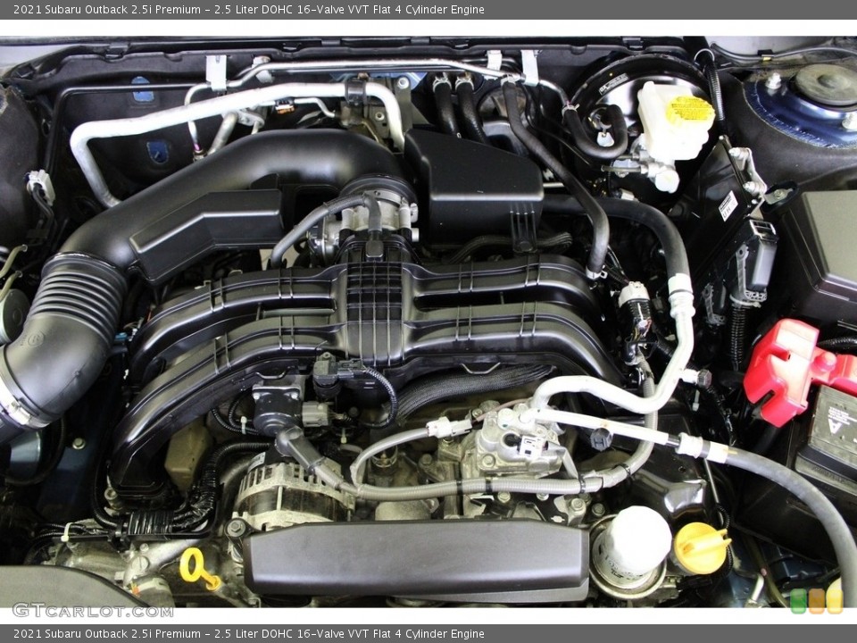 2.5 Liter DOHC 16-Valve VVT Flat 4 Cylinder 2021 Subaru Outback Engine