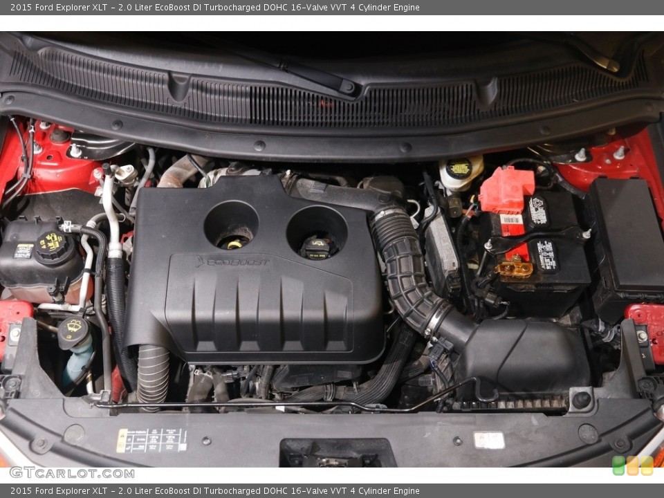 2.0 Liter EcoBoost DI Turbocharged DOHC 16-Valve VVT 4 Cylinder 2015 Ford Explorer Engine