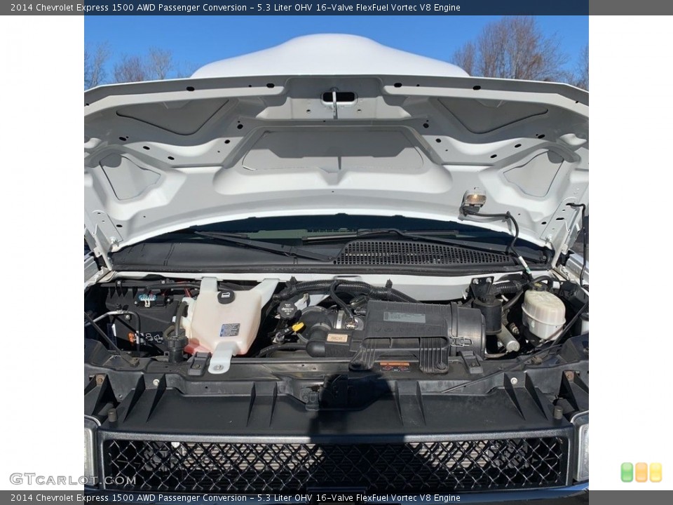 5.3 Liter OHV 16-Valve FlexFuel Vortec V8 2014 Chevrolet Express Engine
