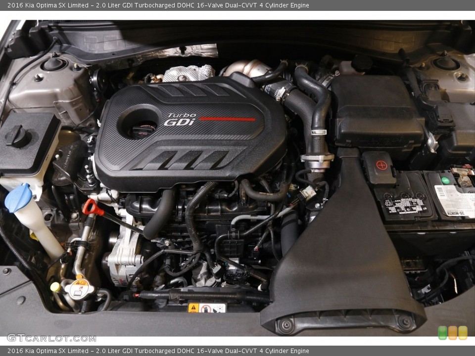 2.0 Liter GDI Turbocharged DOHC 16-Valve Dual-CVVT 4 Cylinder Engine for the 2016 Kia Optima #145477629