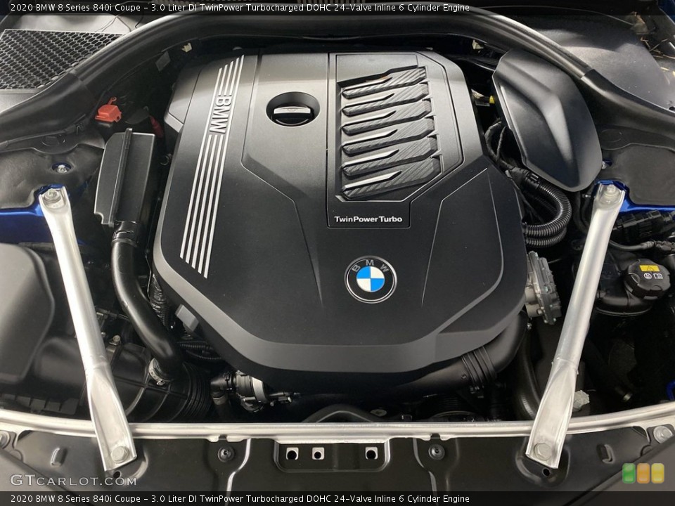 3.0 Liter DI TwinPower Turbocharged DOHC 24-Valve Inline 6 Cylinder 2020 BMW 8 Series Engine